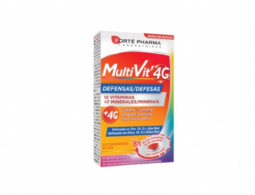 Forté Pharma Multivit' 4g Defensas 30 Comprimidos